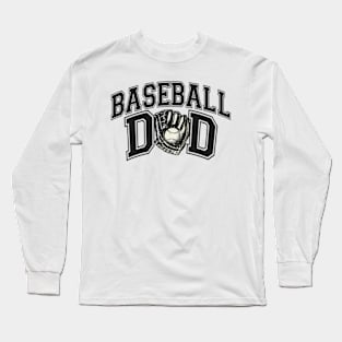 Vintage Baseball Dad Fathers Day Sport Lover Dad Life Long Sleeve T-Shirt